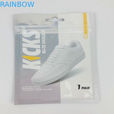 Kantong Plastik Mini Zipper Pouch Sepatu Pad Kemasan Tas Tiga Sisi Segel Tas Untuk Tali Sepatu