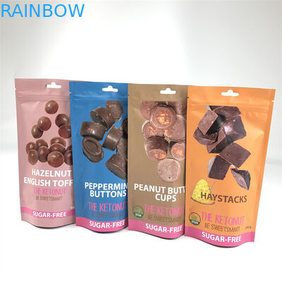 CMYK 110mic Zipper Stand Up Pouch Edibles Hemp Child Proof Mylar Bags