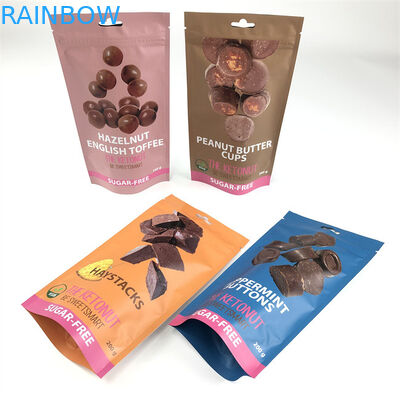 CMYK 110mic Zipper Stand Up Pouch Edibles Hemp Child Proof Mylar Bags