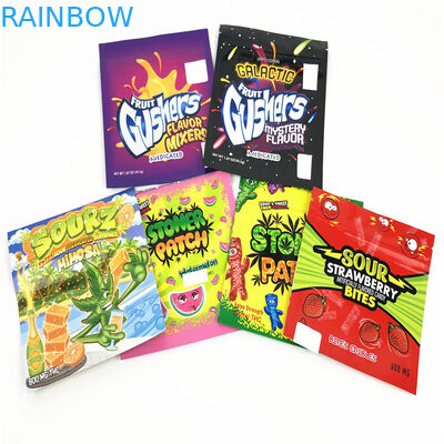 Matte CMYK 100mic Mylar Foil Pouch Kemasan Kantong Kemasan VMPET CBD