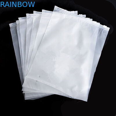 30x40cm CMYK Pakaian Ziplock Packaging Bag ny 1.5c Plastik Transparan Zipper Bag
