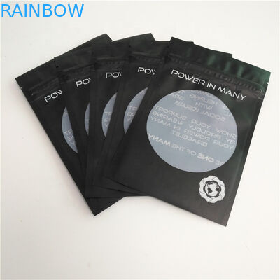 Tas Kemasan Ritsleting Plastik CMYK Gravnre SGS VMPET 10C Kantong Perhiasan Plastik