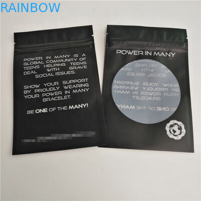 Tas Kemasan Ritsleting Plastik CMYK Gravnre SGS VMPET 10C Kantong Perhiasan Plastik