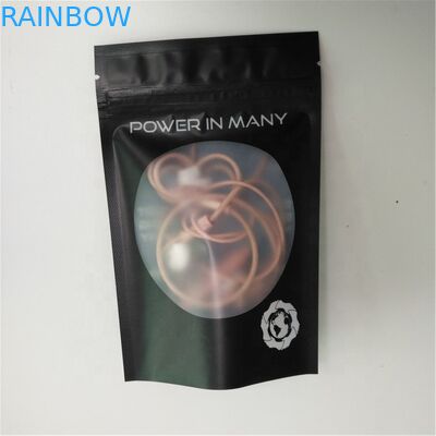 Tas Kemasan Ritsleting Plastik CMYK Gravnre SGS VMPET 10C Kantong Perhiasan Plastik