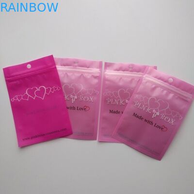 Tas Kemasan Plastik CMYK PA 1.5C Laminated VMPET Jewelry Plastic Flat Pouches