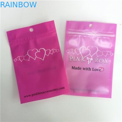 Tas Kemasan Plastik CMYK PA 1.5C Laminated VMPET Jewelry Plastic Flat Pouches
