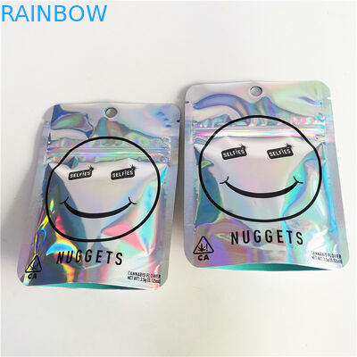 3.5g Cbd Herbal Dupa Kemasan Matte Glossy 12C VMPET Cbd Zipper Bag