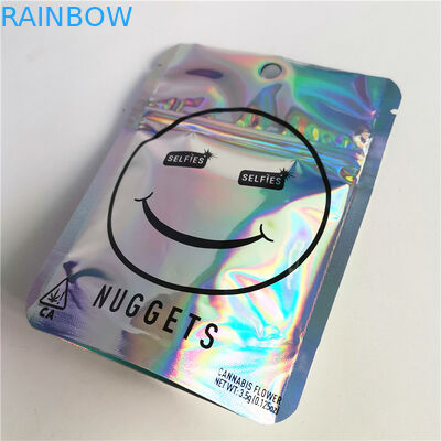 3.5g Cbd Herbal Dupa Kemasan Matte Glossy 12C VMPET Cbd Zipper Bag