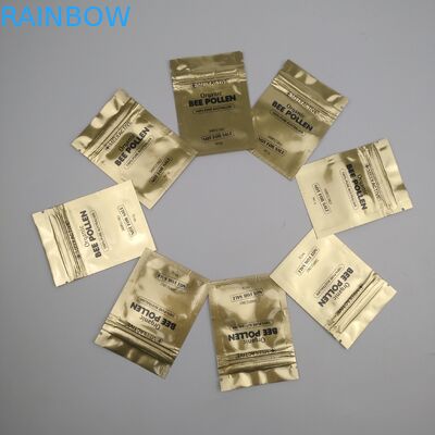 Kantong Plastik Gravure 100mic CMYK Kemasan Kantong Ritsleting Datar SGS VMPET