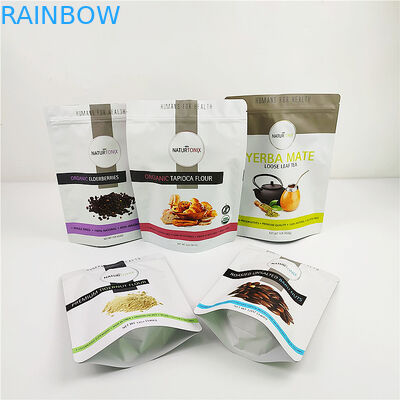 CBD CMYK Gravure Herbal Dupa Kemasan 90mic CMYK Foil Pouch Packaging