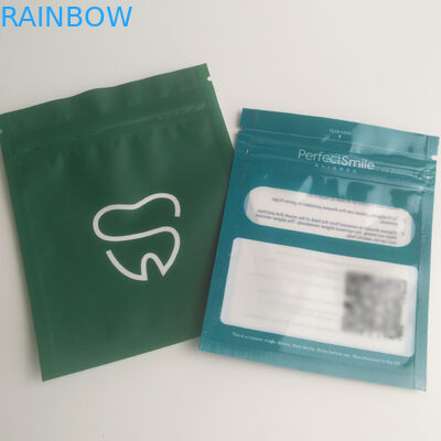 90mic Matt MOPP PE Plastic Mylar Pouch Grip Seal Untuk Pearl Aligners