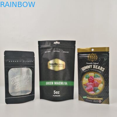 200g Vmpet 10C Kantong Plastik Laminasi Kemasan Black Matte Mopp