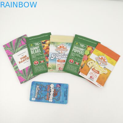 CMYK 200mic Matte Aluminium Foil Pouches VMPET Gravure Doypack Zipper Pouch