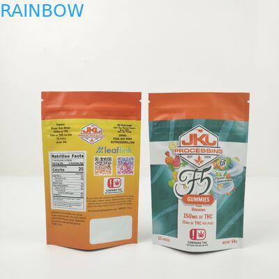 Matte Doypack 0.7c Al Stand Up Zipper Pouch Kompos Untuk Bolsa Snack