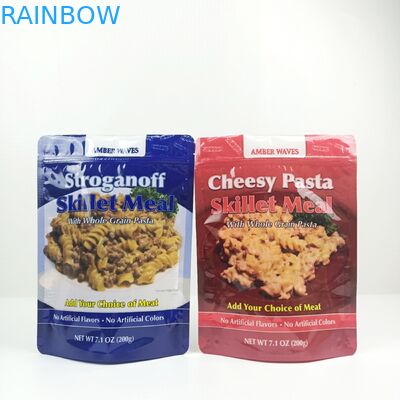 CMYK Mopp Tas Ziplock Mylar yang Dapat Ditutup Kembali Retort Pouch Tas Doypack Plastik