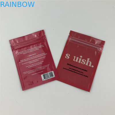 120mic MOPP Gravure Mylar Zipper Bag 0.7c Al Dengan Jendela Depan Yang Jelas