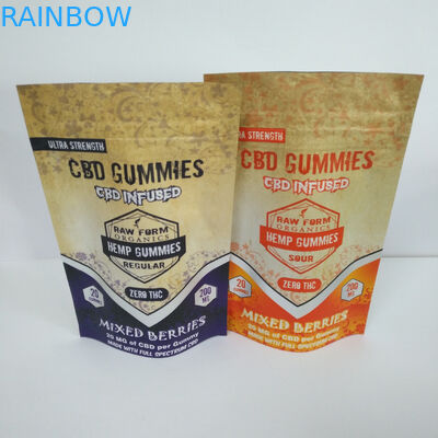 150mg THC CBD Gula Doypack Permen Gummies Kemasan Kantong Permen Gummies Kemasan Kantong