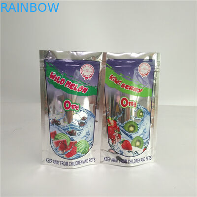 Ritsleting Anak Bukti Bau Aluminium Foil THC 420 CBD Minyak Bud Gulma Gummy Candy Sachet