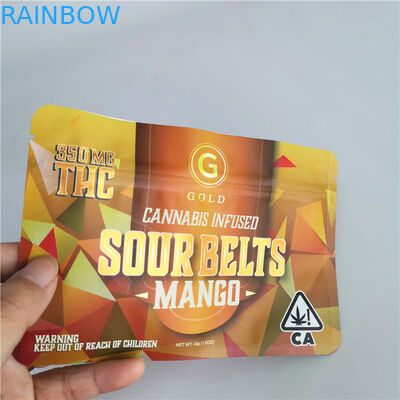 4X6 Inci Mylar Ziplock Bags Foil Lined THC CBD Swiss Weeds