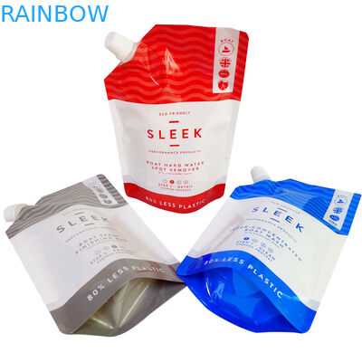 CMYK Pantone Spout Pouch Bag 240mic Gravure Stand Up Spout Pouch