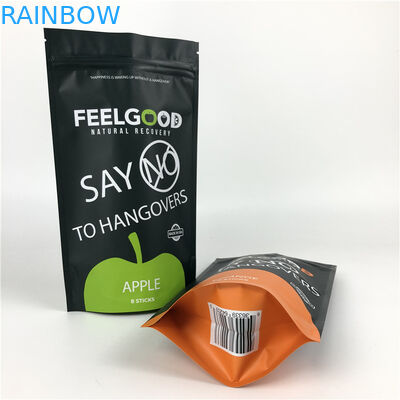 Ditutup Kembali Grosir Kustom Stand Up Pouch Chips Spice Snack Nuts Zipper Packing Mylar Plastic Bags