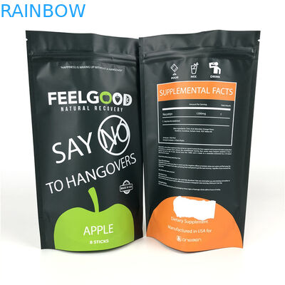 Ditutup Kembali Grosir Kustom Stand Up Pouch Chips Spice Snack Nuts Zipper Packing Mylar Plastic Bags