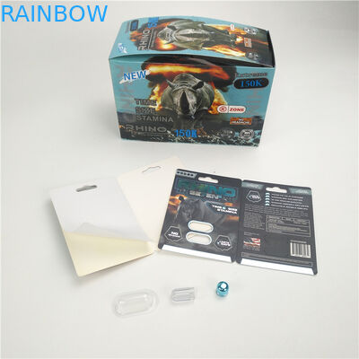 200mic Pills Display Card Kinerja Peningkatan Pria RHINO 8 11 25 CMYK