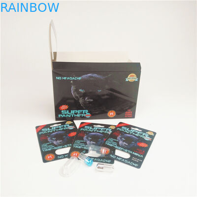 Rhino 7 Platinum 3D Pill Packaging Card Box Blister Mamba Pather