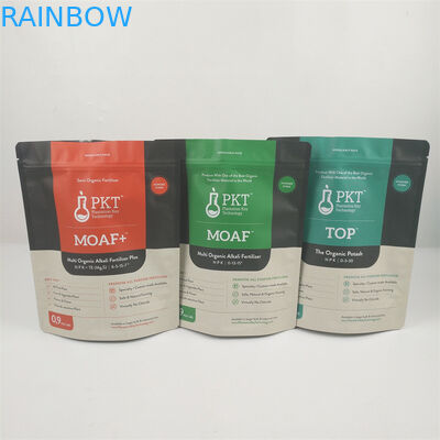 VMPET Doypack Kantong Plastik Kemasan Bau Bukti Pantone CMYK 120 Mikron