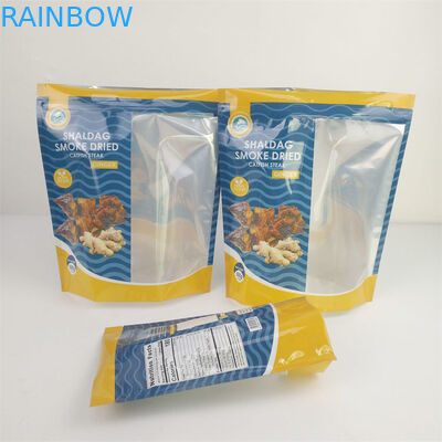 CMYK Pantone Kantong Ritsleting Dapat Ditutup Kembali Bukti Bau PVC CPE MOPP yang Dapat Didaur Ulang