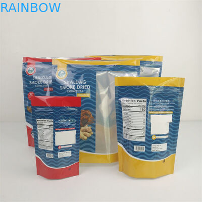 Matt VMPET Smell Proof Zipper Pouch CMYK Pantone 240 Mikron