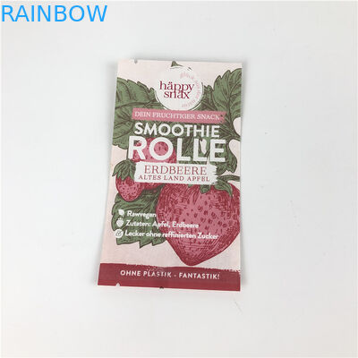 Kantong Kertas Kraft Biodegradable CMYK 100 Mircon Candy Gummies Bags BIO PLA