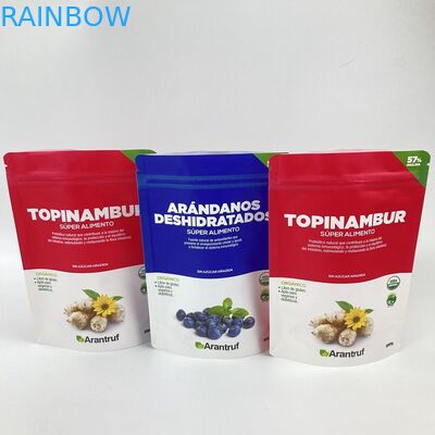 CYMK PET Food Packaging Films OPP AL Biodegradable PLA Kraft Paper Bag