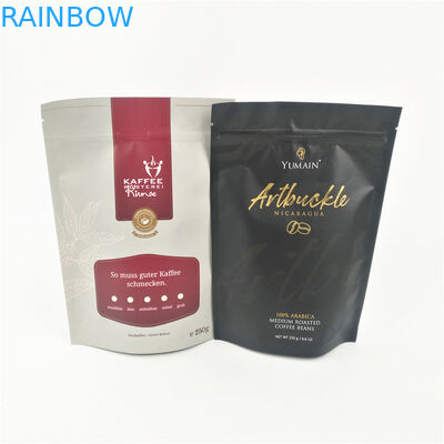 CMYK MOPP Kantong Ritsleting yang Dapat Ditutup Kembali Kertas Kraft Bukti Kelembaban OPP AL