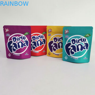 Kemasan Dupa Herbal Gusset Laminated Heat Sealable Plastic Runtz