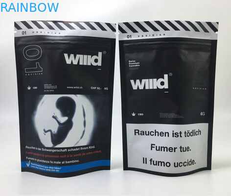 Food Runtz Mylar Ziplock Bag Kemasan yang Dapat Dimakan Uv Spot MOPP CMYK Gravure