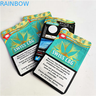 Food Runtz Mylar Ziplock Bag Kemasan yang Dapat Dimakan Uv Spot MOPP CMYK Gravure