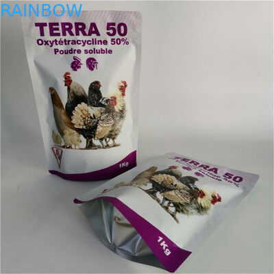 240mic Pantone Pet Food Pouch MOPP VMPET Mylar Feeds Packing Bag