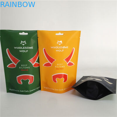MOPP Childproof Mylar Bag Biltong Beef Dendeng Packaging 110 Mikron