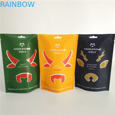 MOPP Childproof Mylar Bag Biltong Beef Dendeng Packaging 110 Mikron