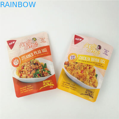 Kantong Plastik Laminasi 240mic yang Dapat Ditutup Kembali CMYK VMPET Biodegradable Gravure MOPP