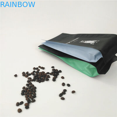 CMYK OPP Aluminium Foil Kantong Makanan Ringan Kacang Kopi MOPP PE Pa 1.5c