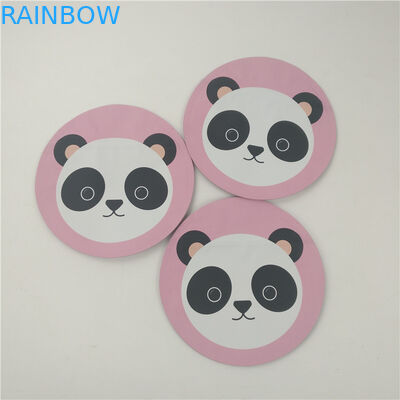 3.5 Gram Round Mylar Bag Cbd Weed Hemp VMPET Dengan Ziplock Pengaman