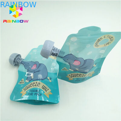 1.2C VMPET Plastic Stand Up Pouch 200mic MOPP CMYK Doypack Dengan Ritsleting