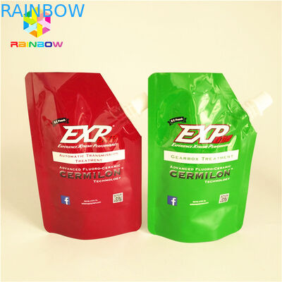 Kantong Plastik Bawah Datar 110mic 1.5C Gravnre Printing Laminating Plastic Pouch