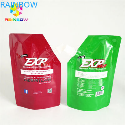 Kantong Plastik Bawah Datar 110mic 1.5C Gravnre Printing Laminating Plastic Pouch