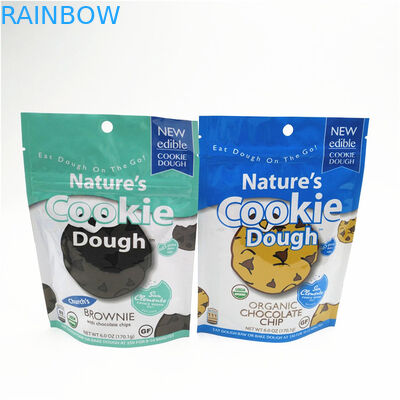 1.2C CMYK Snack Food Packaging Bags Gravure Dapat Ditutup Kembali Dengan Ritsleting