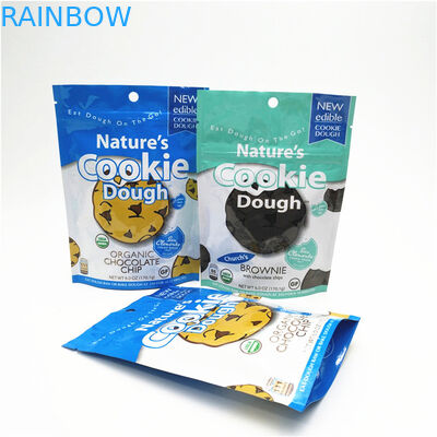 1.2C CMYK Snack Food Packaging Bags Gravure Dapat Ditutup Kembali Dengan Ritsleting