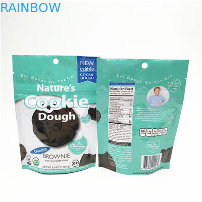 1.2C CMYK Snack Food Packaging Bags Gravure Dapat Ditutup Kembali Dengan Ritsleting