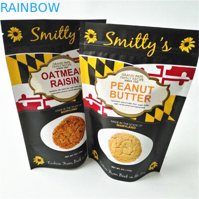 Snake Doypack Food Stand Up Pouches Tas Ritsleting Plastik 12C CMYK MOPP